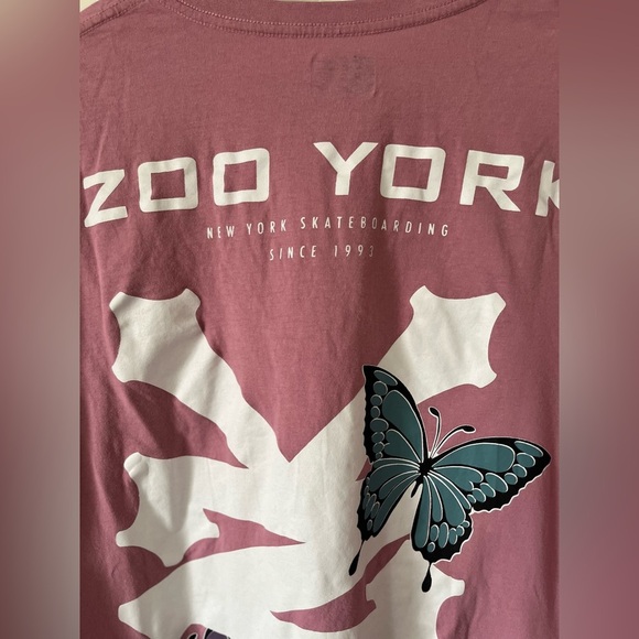 ZOO YORK Pink Skateboard Butterfly Long-sleeve Shirt - Picture 9 of 10